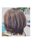 小顔補正立体カット【サロンスタイル】