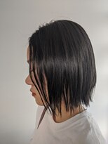 ソアヘアー(Soar hair)&nbsp;【Soar】切りっぱなしボブ外ハネ×ダークグレージュ