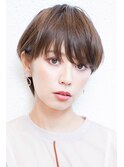 【ボブ専門店】大人かわいいグレージュ小顔ナチュラルショート