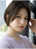前髪長め大人ショートボブ20代30代40代【AIN.表参道】川原大地