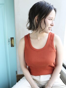 バース(BIRTH) 天神【BIRTH】セクションカラー×耳掛け外ハネボブ　7