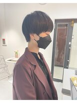キュエム(Cuem)&nbsp;【Cuem菅原】黒髪耳だしショートボーイッシュユニセックス