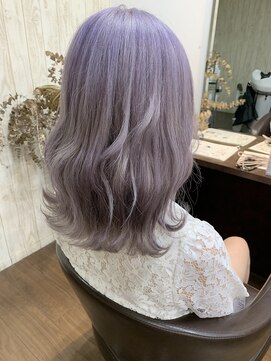 ヘアーデザインルアナ(Hair design Luana.) ペールラベンダー