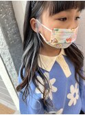 色落ちまで考えた水色イヤリングカラー☆