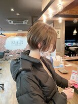 エイト プラット 渋谷2号店(EIGHT plat)&nbsp;前下がりショートボブ　似合わせカット　6/30