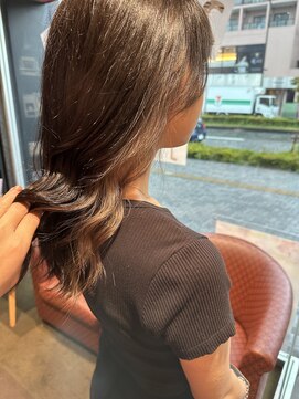アース 町田店(HAIR & MAKE EARTH) ベージュ系インナーカラー★