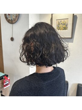 アルマヘアー(Alma hair by murasaki) ◎ボブのくせ毛風パーマ◎