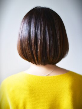 ルーフ 用賀(ROOF) サラ髪ボブ【ROOF用賀】#髪質改善#縮毛矯正#トリートメント