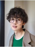 外国人風プードルパーマ