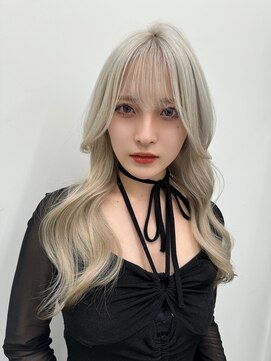 エゴル ナゴヤサカエ(ENGOL NAGOYA SAKAE) ホワイト韓国ヘア/ハイトーンカラー