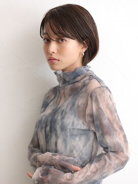 ヘアーサロンソシエ 海老名店 ショートボブ/２wayバング［海老名/海老名駅］