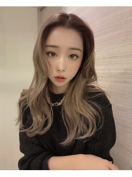 オリジンズヘアーセカンド 守谷店(Origins hair 2nd) ベージュ系カラー×BYKARTE TR