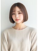小顔ボブ#渋谷駅#韓国#髪質改善#トリートメント