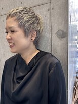 カケル(×.)&nbsp;デザインカラー／ザクザクバング/ハイトーン