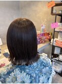 バイオレットピンクxニュアンスカラー艶カラー小顔10代20代30代