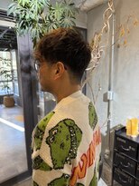 ルフレ 新宿歌舞伎町店(Reflet)&nbsp;メンズカット/3ミリフェード/パーマ風ヘアセット