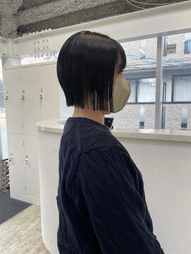 ニコ ヘアデザイン(nico hair design) 切りっぱなしミニボブ