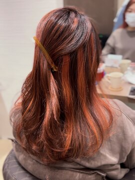 アヤナ バイ アヤラ(ayana by ayala) 【ayana by ayala 浦安 美容室/高橋 涼】オレンジハイライト