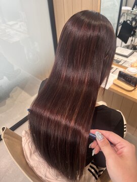 ファムバイアヴァンス(Femme by AVANCE.) 髪質改善ストレート×髪質改善カラー