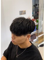 メンズギフト(men's GIFT)&nbsp;メンズツイストスパイラルパーマ刈り上げマッシュスタイル