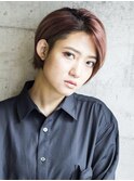 耳かけひし形ショートヘア/小顔ハンサムショート/髪質改善