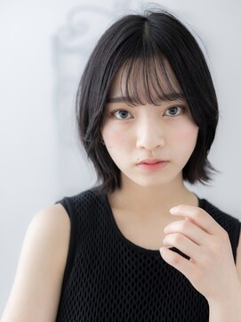 ヘアスタジオ ガロウ(hair stuido garou) ミディアムヘア/暗めカラー/グランマッシュ/盛岡114