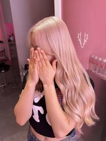 ダズリングディア(Dazzling Deer)&nbsp;ホワイトミルクティー/韓国巻き/くびれ巻き/ロング/艶髪