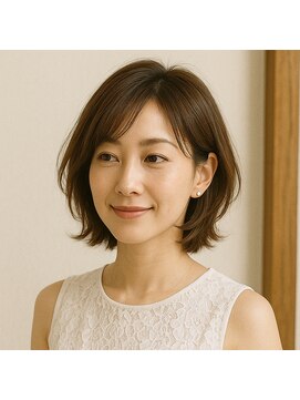 スープレックス ヘアーデザイン(SOUPREX HAIR DESIGN) 大人エレガントエアリーボブ　20代 30代 40代 50代 60代髪質改善