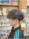 波巻きツイストパーマ