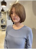切りっぱなしボブ
