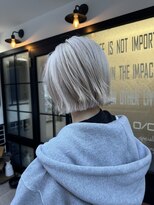 エルム 原宿 表参道(yelm)&nbsp;ホワイトブロンド×ボブ/ケアブリーチ/髪質改善/ダブルカラー