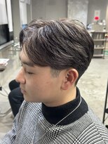 ラック(LUCK)&nbsp;グレージュ/メンズ/バレイヤージュ/メンズパーマ/メンズカット