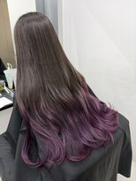 アライブ ハラジュク(ALIVE harajuku) ブリーチインナーバレイヤージュグラデーションカラー夕貴