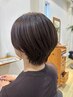 カット＋艶髪グレイカラー（白髪染）２stepTR　￥12100