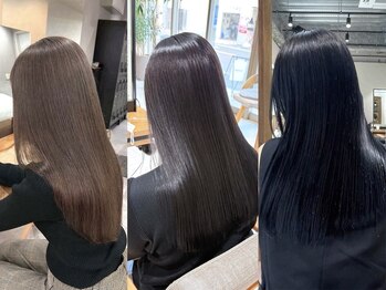 クム 横浜(qumu)の写真/《癖毛のお悩み》素髪の艶感を引き出す.*qumuの上質トリートメント&髪質改善縮毛矯正［横浜/髪質改善］
