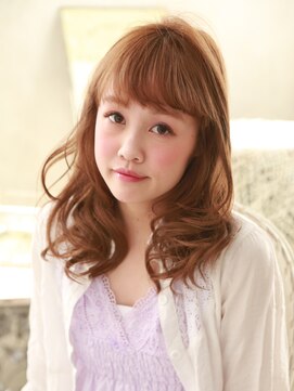 髪質改善と縮毛矯正の専門店 サンティエ(scintiller) 【scintiller鹿児島】ラフでフェミニンな巻き髪