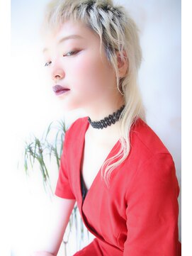 ブーケ(BOUQUET) ウルフ　ハイトーン　金髪　ホワイトヘア