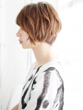 ヘアメイク ナル(hair make nalu) 毛先ニュアンスカールのショートスタイル