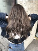 【unopulir永尾】こだわりハイライト☆ミルクティーベージュ