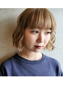 ブロンドカラー×ケアカラー×外国人風