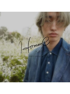 ロミーオム 本厚木(ROMMY. Homme) ナチュラルセンターパートROMMY.Homme