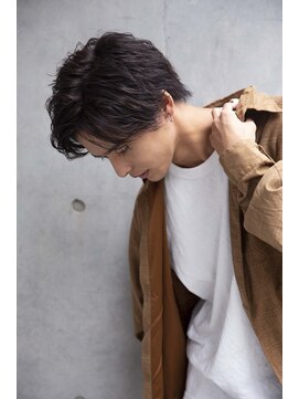 アイヴィ 表参道(IVY) 小久保style☆透明感ブリーチなしアッシュニュアンスマッシュ