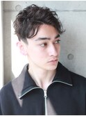 大人抜け感デコだしジェントルパーマ