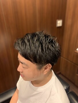 ヒロギンザ 田町店(HIRO GINZA) ツーブロック×アイロンパーマ