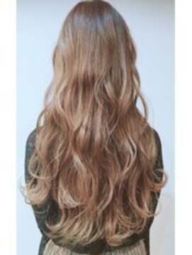 ウノ 若葉台(UNO) バレイヤージュ/ウェーブ巻き/レイヤーロング/ウェーブ巻き