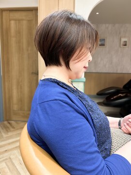 ロンドジェネルーズ 柏(Lond generous) 【斉藤】ショート×白髪ぼかしハイライト【白髪染め可】【柏】