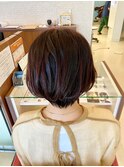 ショート×レッドブラウン