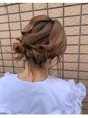 王道ゆるふわまとめヘアアレンジ
