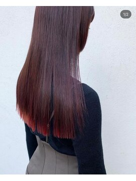 フェンヘアーアイス 中目黒(Fen.hair ici) 大人美人イメチェン大人美髪こなれヘアチェリーブラウン