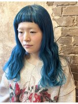 マギーヘア(magiy hair)&nbsp;ターコイズブルー［magiyhair西部笑］